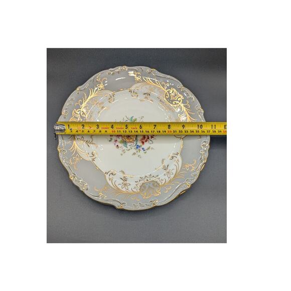 Rare Vintage Sandringham Light Blue by Coalport. Set of 2 Dinner Plates 10.5 in - Picture 4 of 5